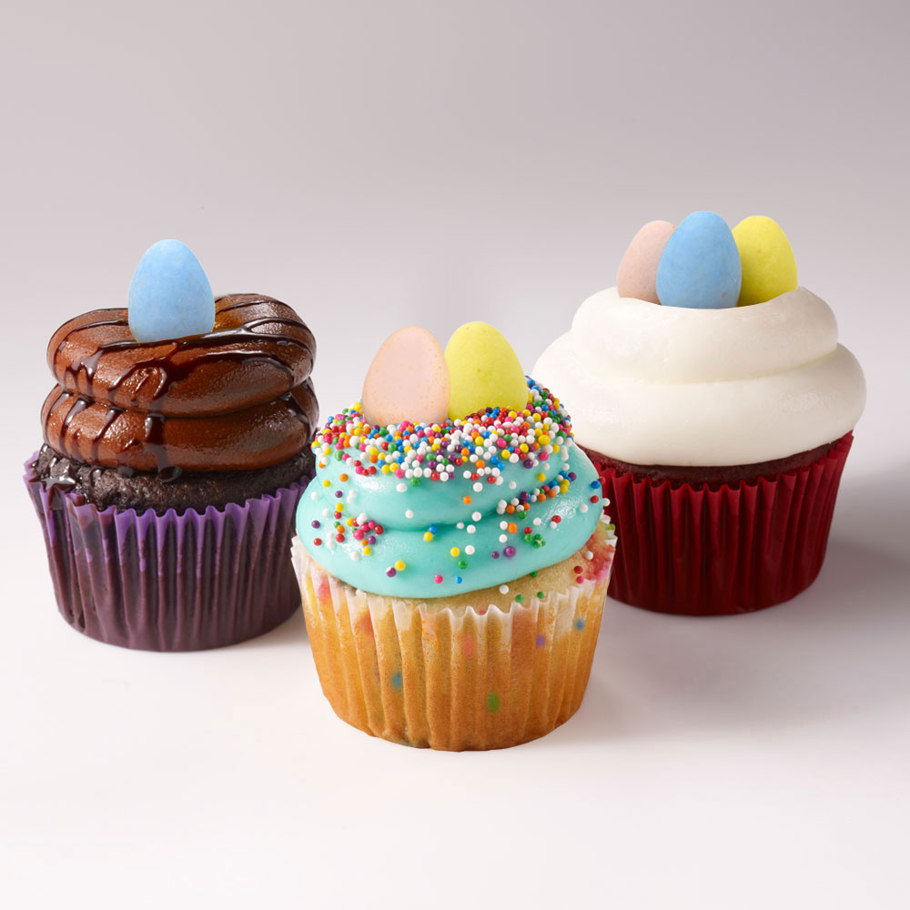 AST-001T7 - Cadbury® Easter Eggs Assorted Cupcakes