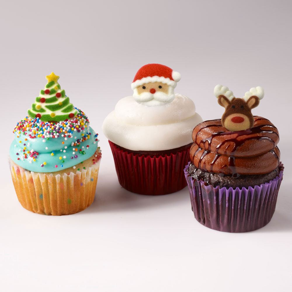 AST-001T5 - Christmas Assorted Cupcakes