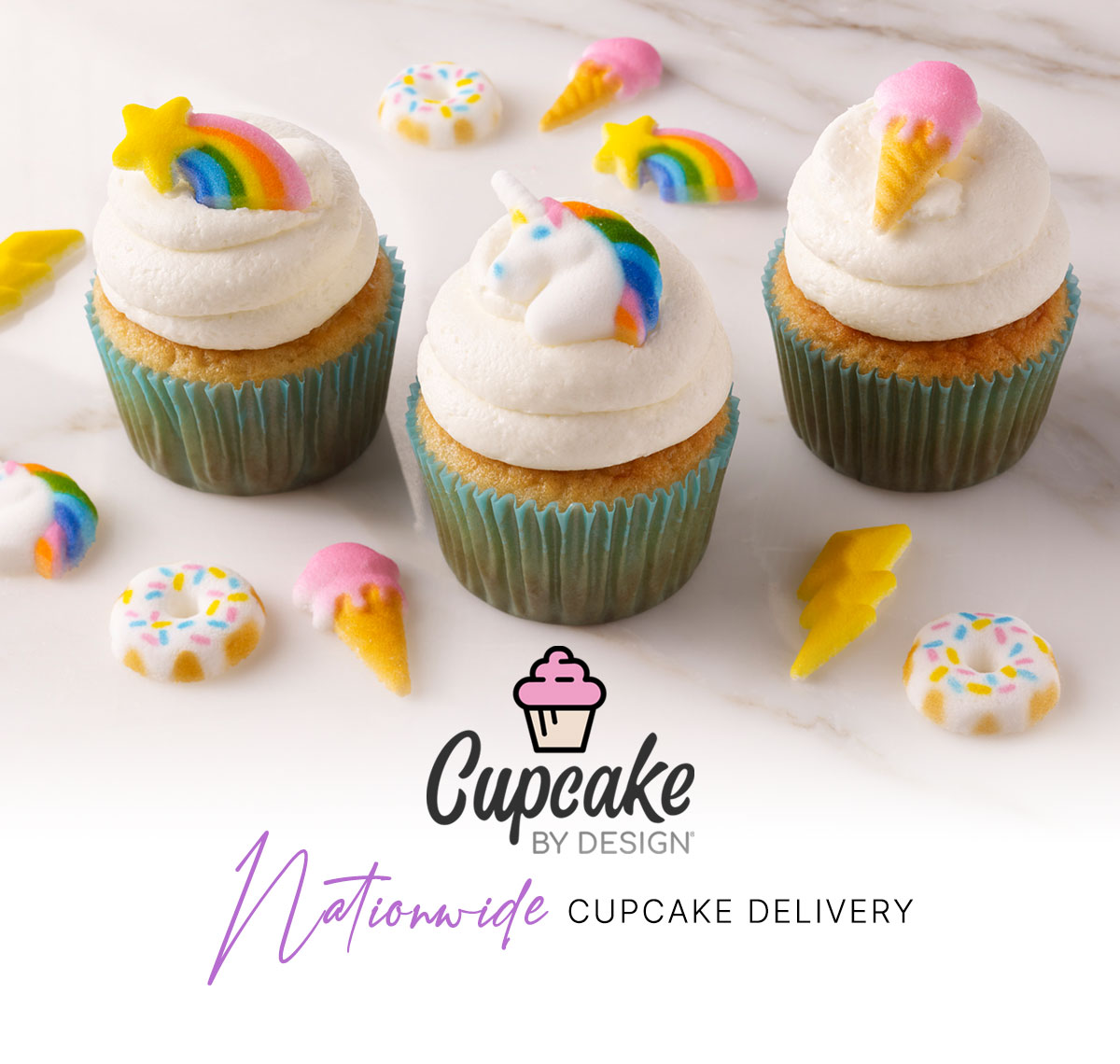 Cupcake by Design Nationwide Delivery